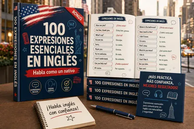 100 Expresiones Esenciales en Inglés
