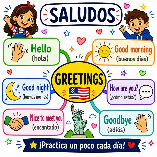Mapa mental: Saludos